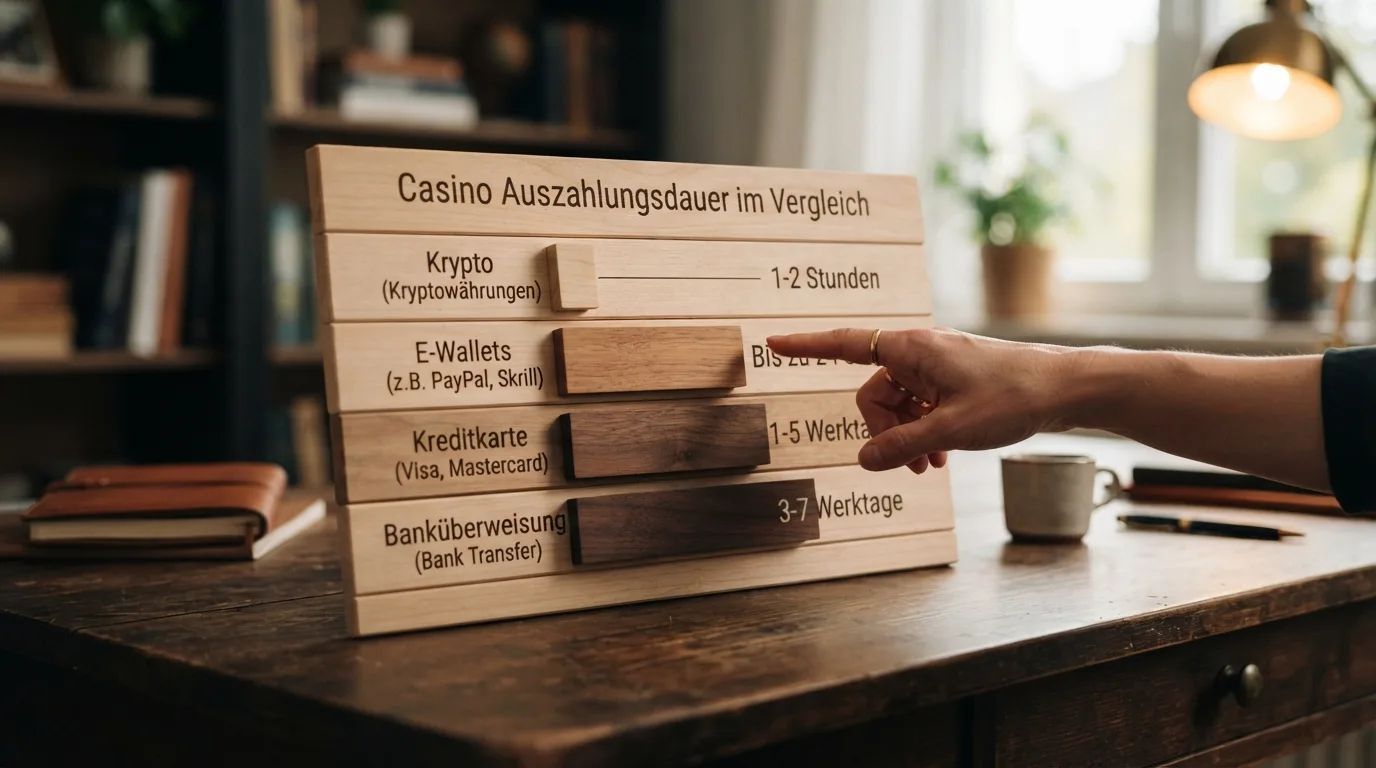 Balken vergleichen Bearbeitungsphasen einer Auszahlung bis zum Revolut-Konto