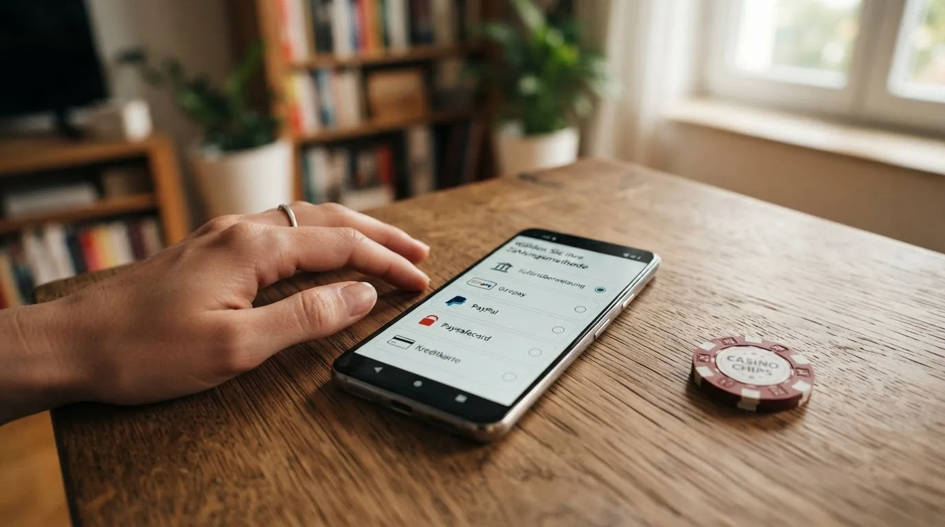 Übersicht der Zahlungsmethoden-Logos: Trustly, Klarna, PayPal, paysafecard, Kreditkarte