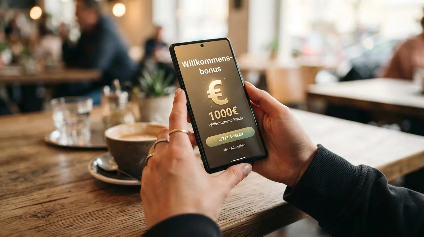 Bonusangebote mit kleingedruckten Bedingungen auf einem Vertragsbildschirm