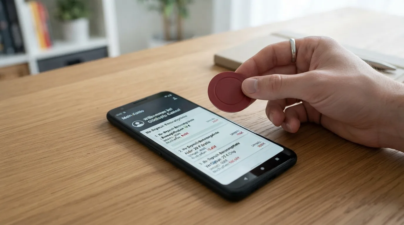 Drei No-Deposit-Bonus-Beträge mit Abzügen durch Umsatz und Cashout-Limit