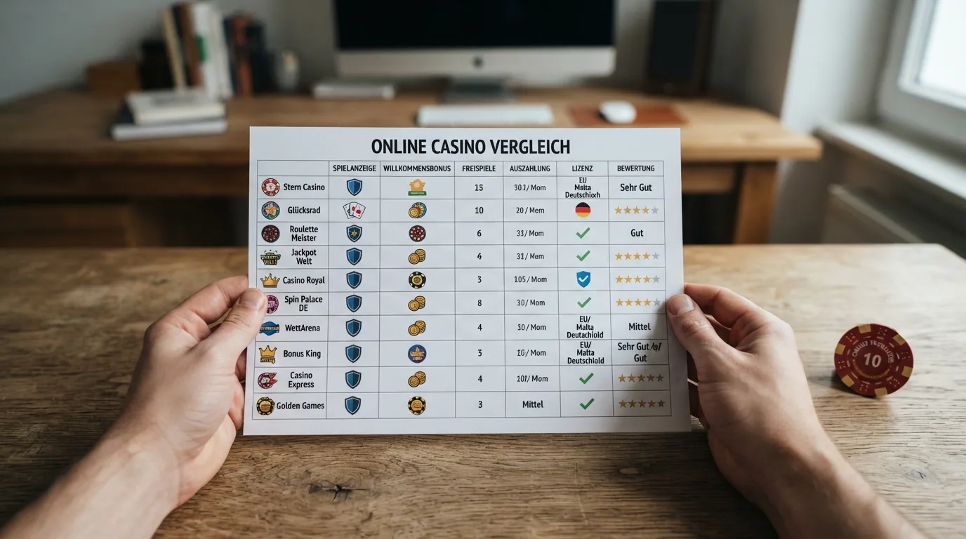 Übersichtsgrafik mit zehn Betreiberlogos nach Lizenztyp gruppiert