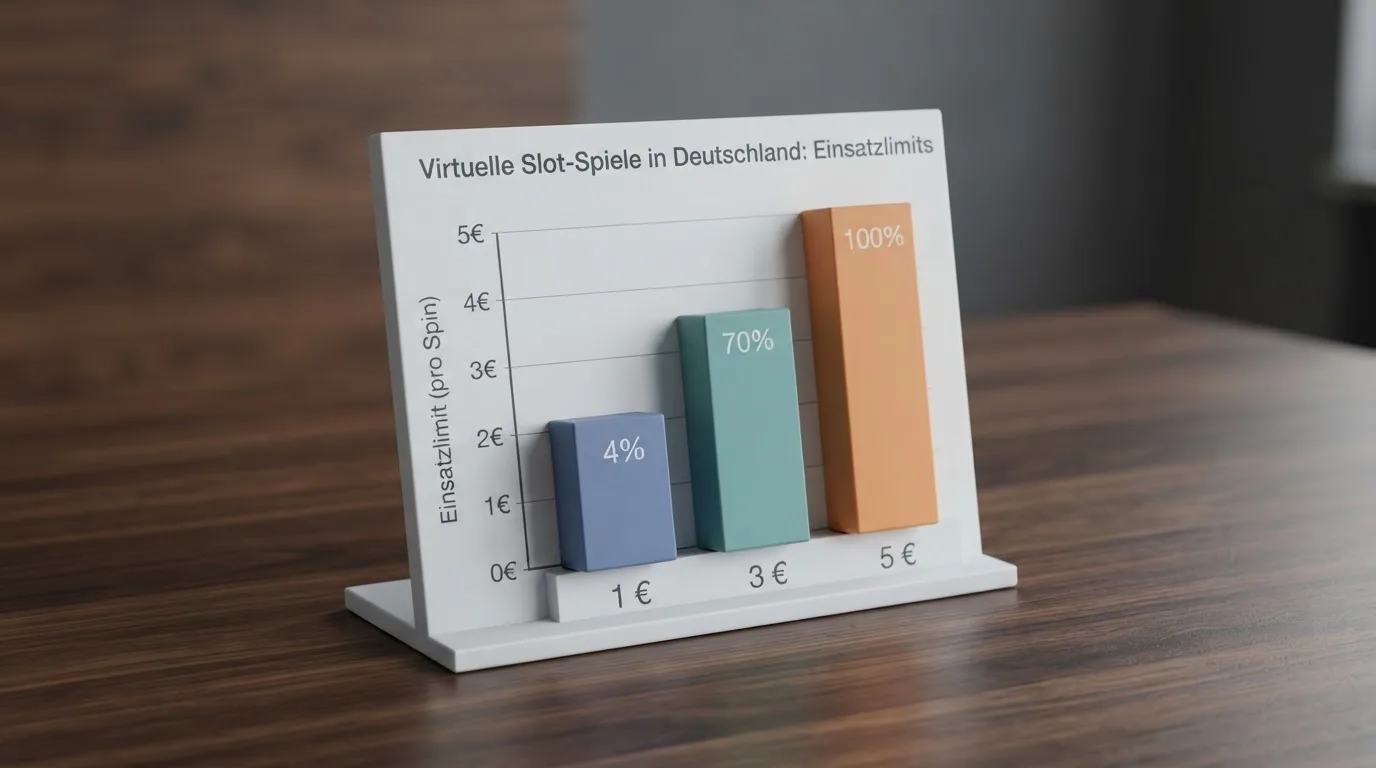 Drei Einsatzstufen seit Juli 2026: 1 €, 3 € und 5 € pro Spin