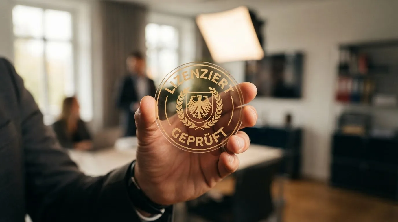 GGL-Zertifikat-Symbol mit stilisiertem Deutschlandumriss als Vertrauensanker