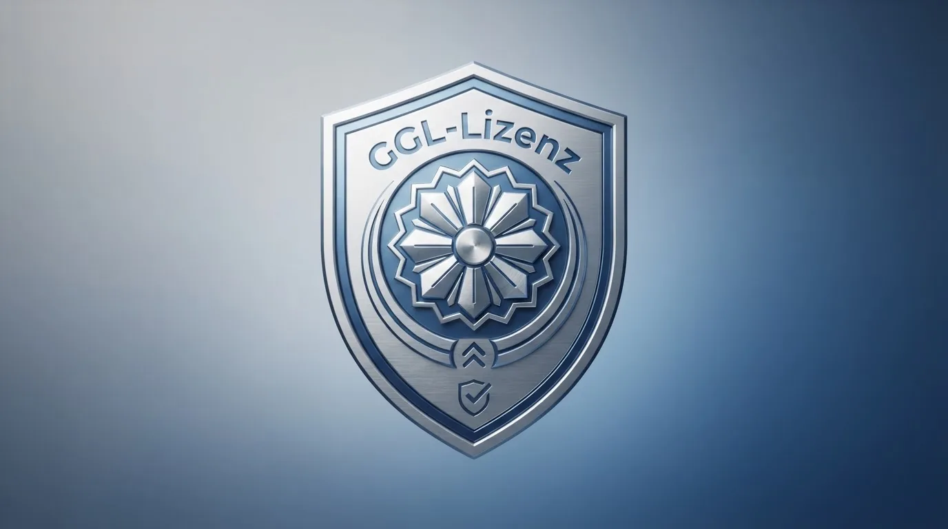 GGL-Logo und §22a GlüStV-Auszug mit Schlüsselbegriffen markiert