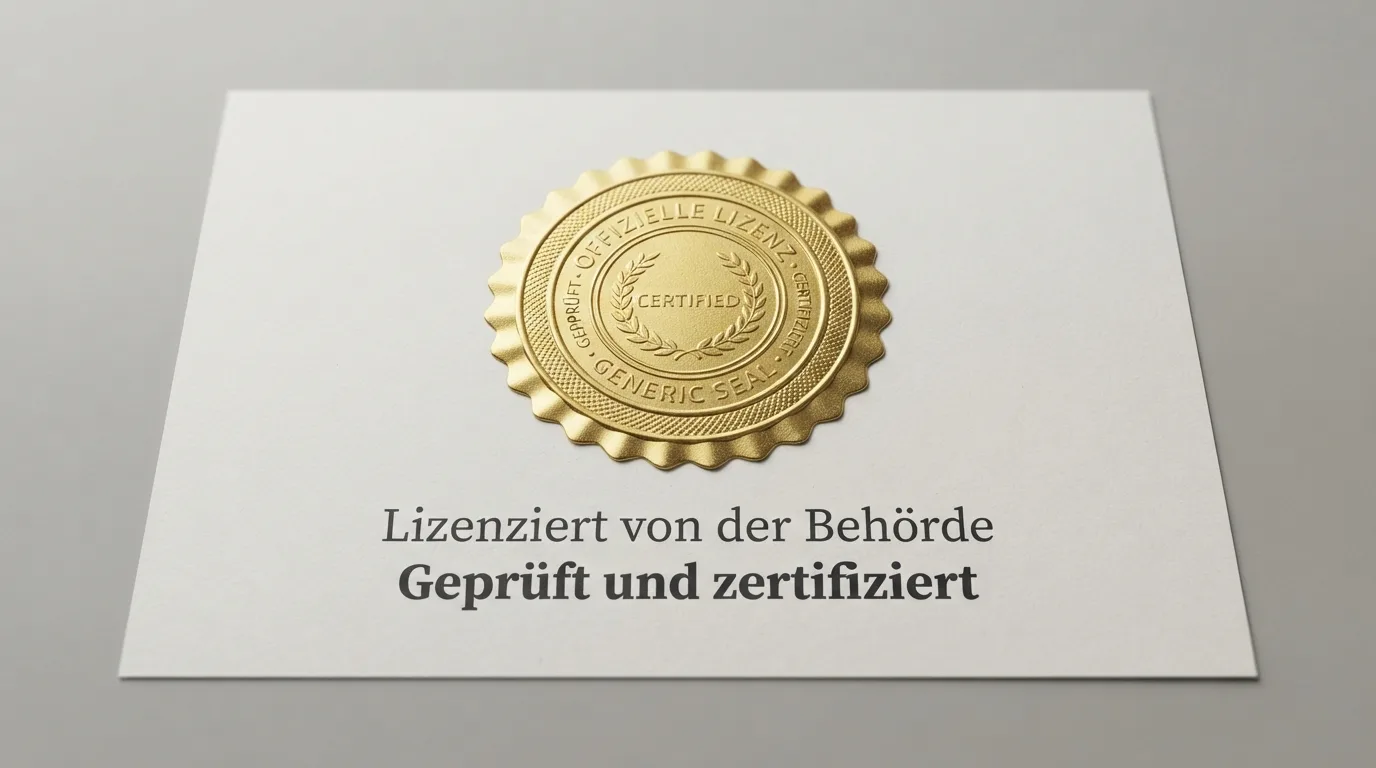 GGL-Logo und Ausweisdokumente als Symbol für die KYC-Verifizierung