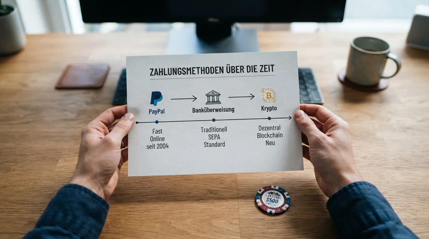 Zahlungsmethoden mit Uhrsymbolen und unterschiedlichen Auszahlungszeiten